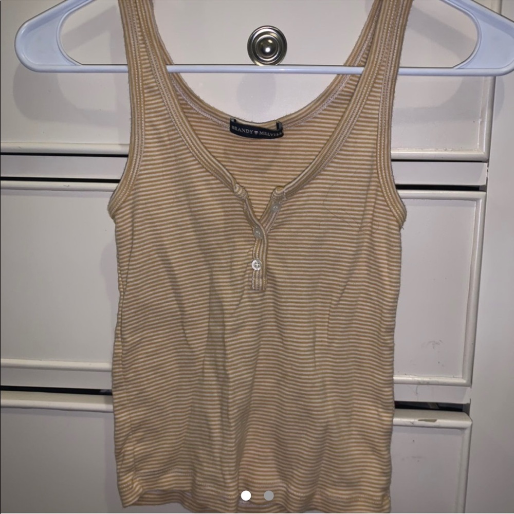 yellow brandy tank top
